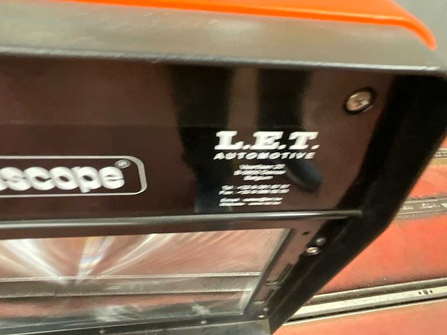 L.e.t. automotive luminoscope – koplichtafstelapparaat (kopllichttester) op railonderstel - afbeelding 5 van  8