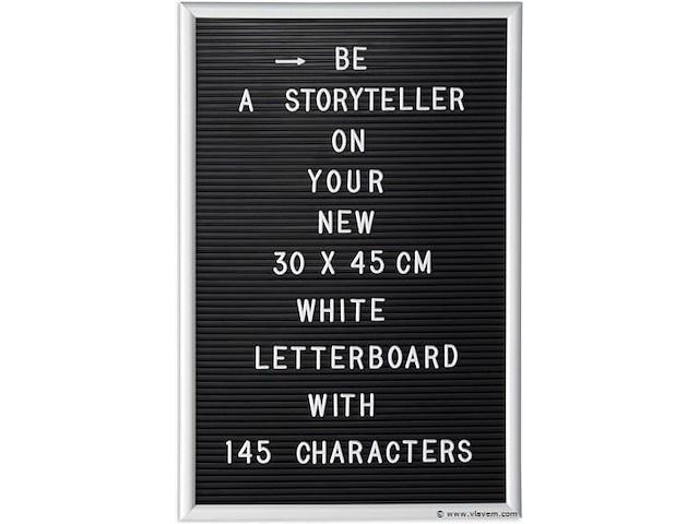 Letterbord 30x45cm - afbeelding 1 van  4