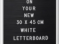 Letterbord 30x45cm - afbeelding 1 van  4