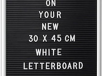 Letterbord 30x45cm - afbeelding 1 van  4