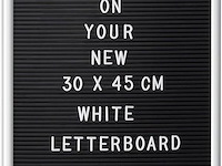 Letterbord 30x45cm - afbeelding 1 van  4