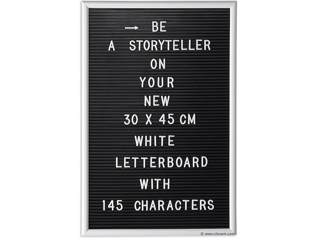 Letterbord - afbeelding 1 van  4