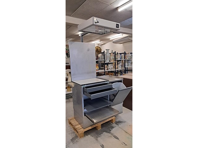 Letterkast inox met daglichtlamp - afbeelding 2 van  2