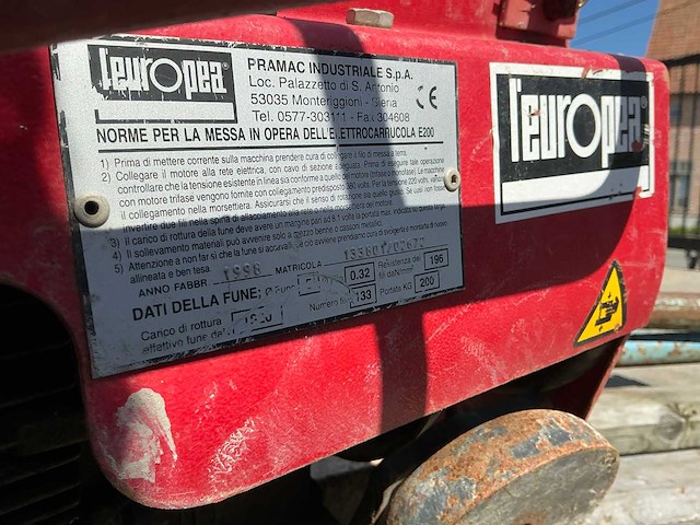 Leuropea 133 takelsysteem - afbeelding 6 van  6