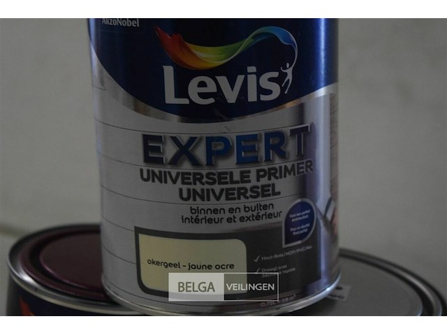 Levis diverse lakken & universele primer okergeel - afbeelding 2 van  4