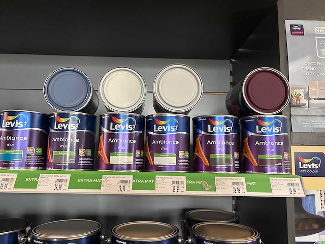 Levis diverse potten muurverf (80x) - afbeelding 3 van  14