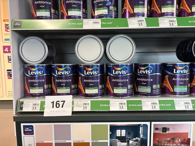 Levis diverse potten muurverf (80x) - afbeelding 9 van  10