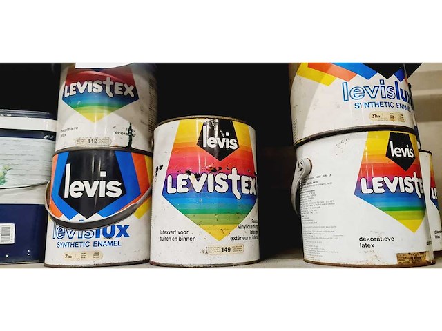 Levis verfpotten (10x) - afbeelding 3 van  8