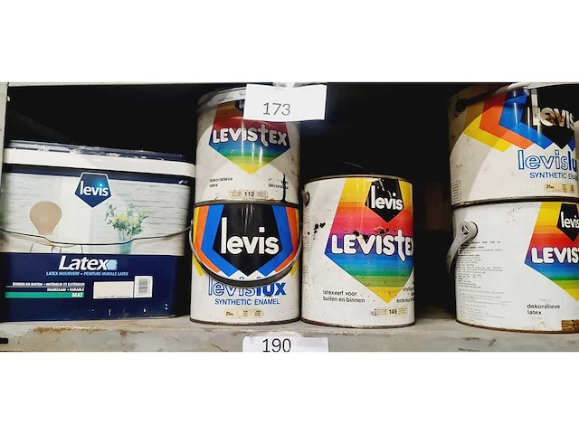Levis verfpotten (10x) - afbeelding 4 van  8
