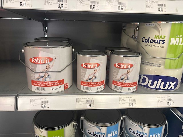 Levis/dulux/hammerite/xyladecor/touch diverse basislagen voor verf (98x) - afbeelding 2 van  16