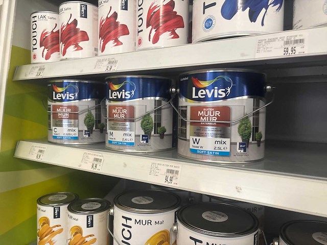 Levis/dulux/hammerite/xyladecor/touch diverse basislagen voor verf (98x) - afbeelding 15 van  16