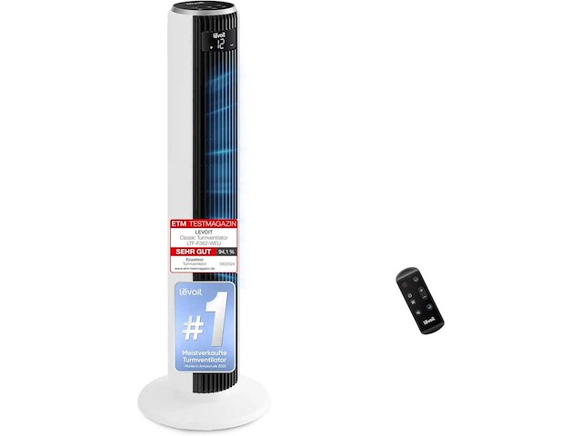 Levoit torenventilator met dc-motor - zeer stil (20 db) - afbeelding 1 van  1