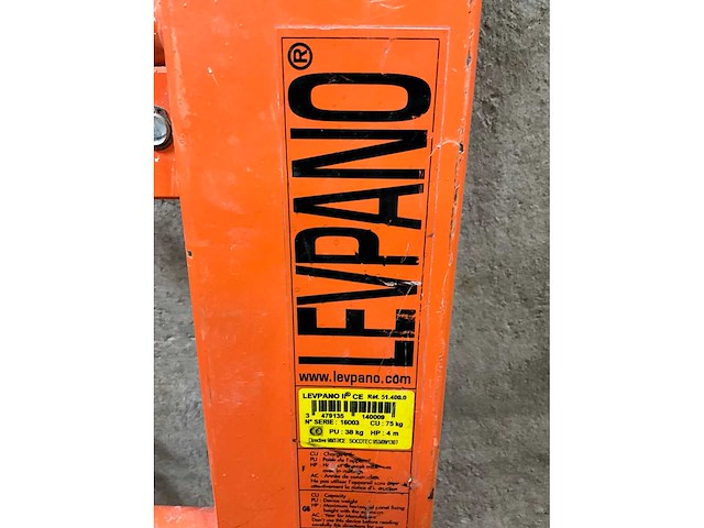 Levpano 51.400.0 platenlift - afbeelding 2 van  3