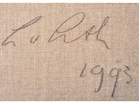 Lex van lith - abstracte tuincompositie - olie op doek - 50x80 cm - afbeelding 4 van  12