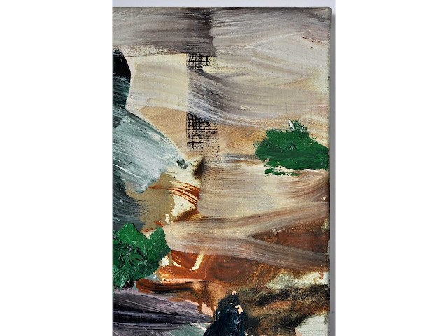 Lex van lith - abstracte tuincompositie - olie op doek - 50x80 cm - afbeelding 9 van  12