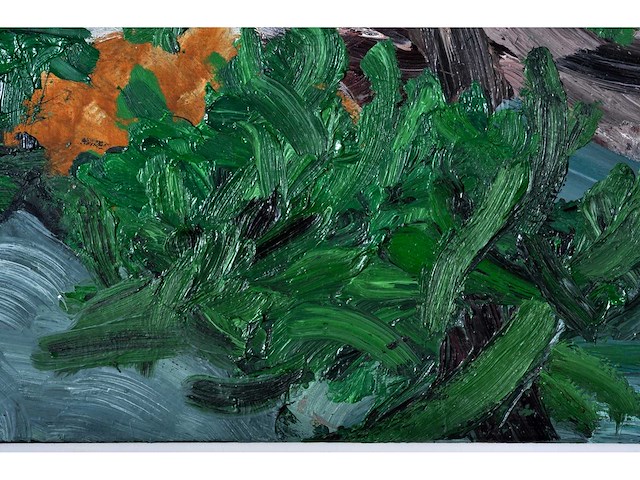 Lex van lith - abstracte tuincompositie - olie op doek - 50x80 cm - afbeelding 10 van  12