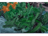 Lex van lith - abstracte tuincompositie - olie op doek - 50x80 cm - afbeelding 10 van  12