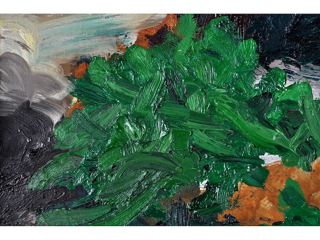 Lex van lith - abstracte tuincompositie - olie op doek - 50x80 cm - afbeelding 11 van  12