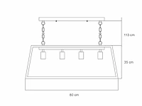 Lexington ambiente stalen hanglamp - afbeelding 7 van  10