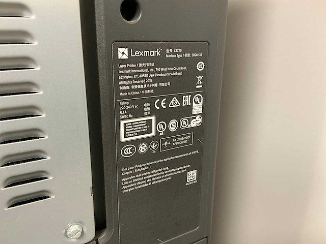 Lexmark cs720 printer - afbeelding 6 van  6