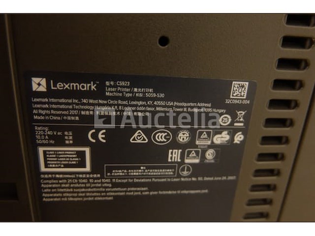 Lexmark cs923-printer - afbeelding 11 van  11