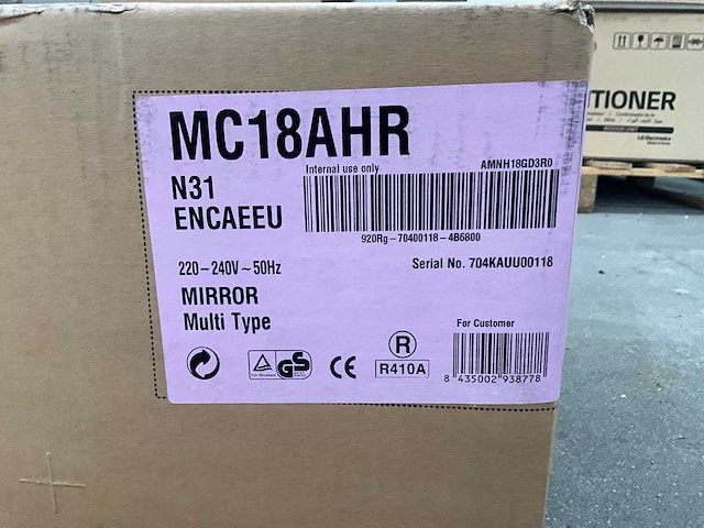 Lg - mc18ahr - airconditioning - afbeelding 4 van  4