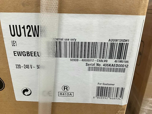Lg - uu12wh - airconditioning - afbeelding 4 van  4
