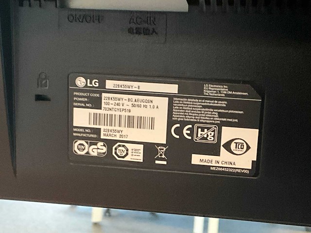 Lg 228k55wy 22” monitor (3x) - afbeelding 3 van  3