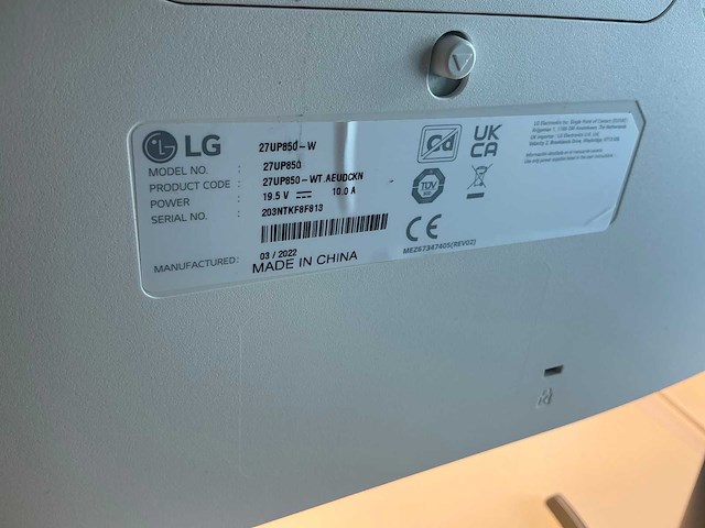 Lg 27up850 monitor (2x) - afbeelding 2 van  6