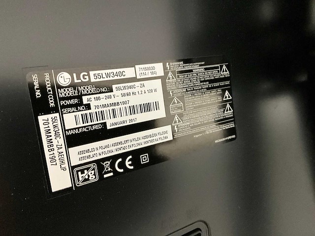 Lg 55lw340c 55" display op standaard - afbeelding 6 van  6