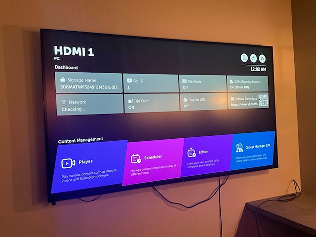 Lg 75um3dg-hj 75 inch pro led 4k display - afbeelding 1 van  5