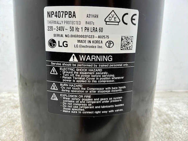 Lg np407pba airconditioning pomp - afbeelding 3 van  4