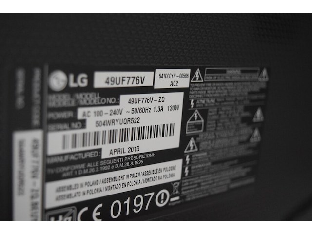 Lg tv ultra hd met ophangbeugel - afbeelding 6 van  6