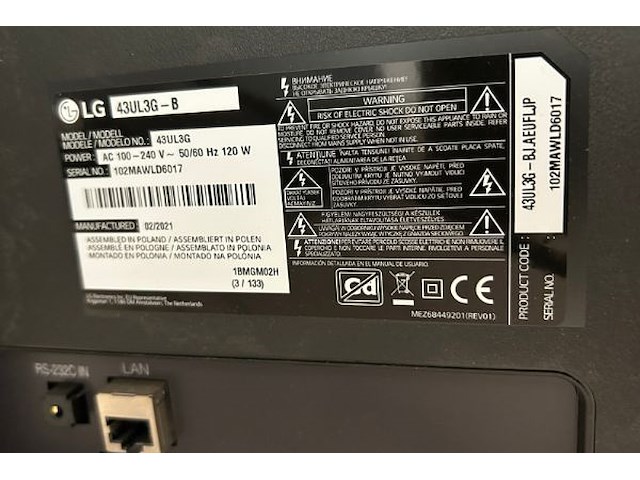 Lg tv - afbeelding 2 van  5