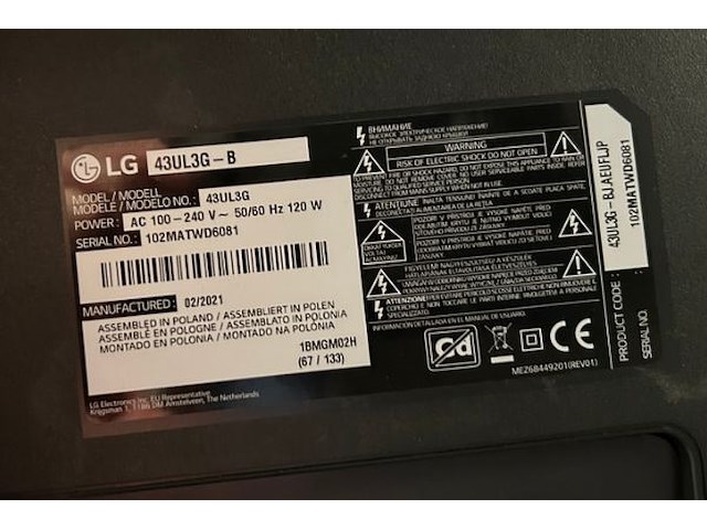 Lg tv - afbeelding 3 van  6
