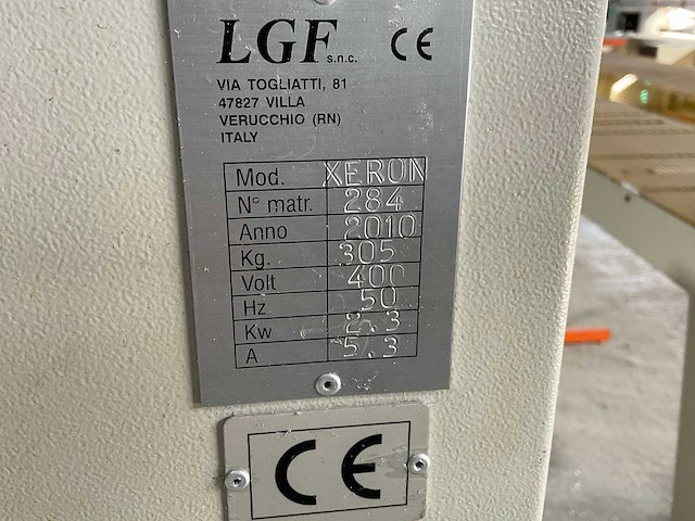 Lgf xeron volautomatische zaagmachine - afbeelding 7 van  7