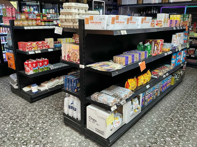 L&h dubbelzijdige diverse gondella winkelrekken (8x) - afbeelding 7 van  14