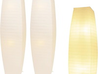 Lianheng papieren vloerlamp (2 stuks) - afbeelding 1 van  4