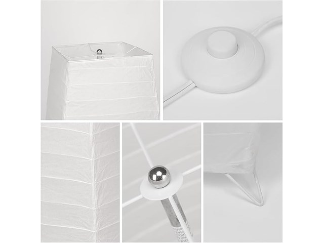 Lianheng papieren vloerlamp (2 stuks) - afbeelding 2 van  4