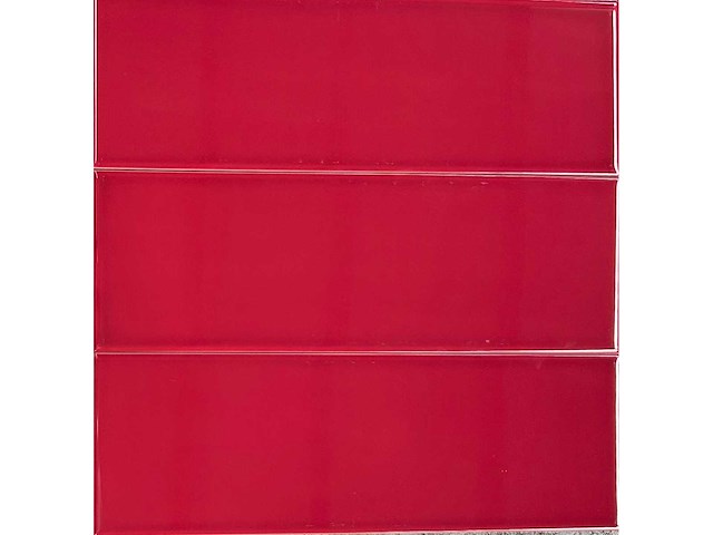 Libra flat borgogna brillo 10x30 cm - wandtegel 12m² - afbeelding 1 van  1