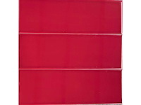 Libra flat borgogna brillo 10x30 cm - wandtegel 12m² - afbeelding 1 van  1
