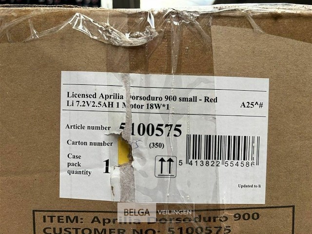 Licensed aprilia dorsoduro 900 small - red - afbeelding 4 van  4