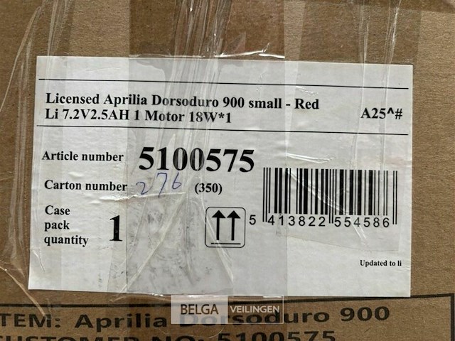Licensed aprilia dorsoduro 900 small red - afbeelding 4 van  4