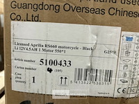 Licensed aprilia rs660 motorcycle - black - afbeelding 4 van  4