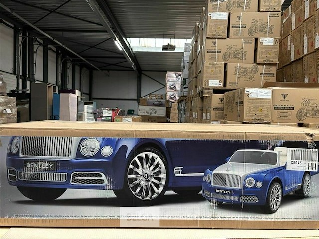 Licensed bentley mulsanne ride on car black - afbeelding 2 van  4