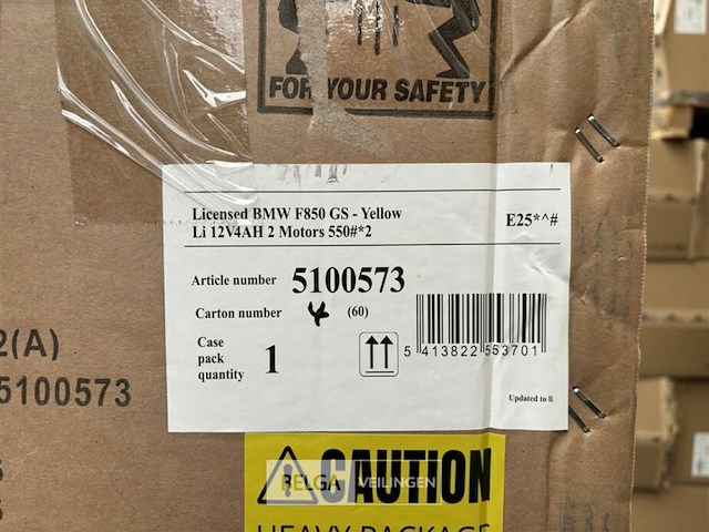 Licensed bmw f850 gs - yellow - afbeelding 5 van  5