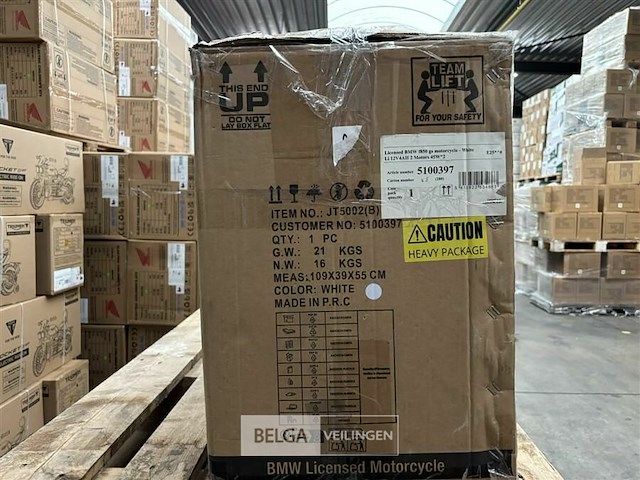 Licensed bmw f850 gs motorcycle - white - afbeelding 2 van  4