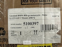 Licensed bmw f850 gs motorcycle - white - afbeelding 4 van  4