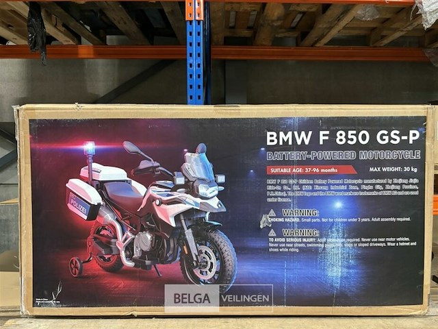 Licensed bmw f850 gs motorcycle - white - afbeelding 3 van  5