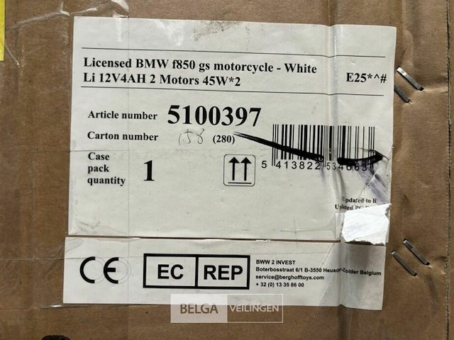 Licensed bmw f850 gs motorcycle white - afbeelding 4 van  4